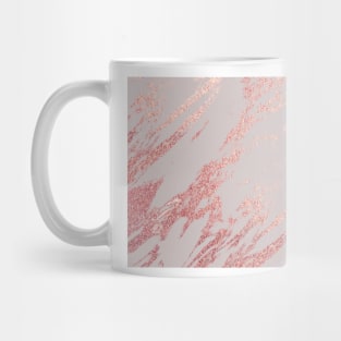 Porcelain grey rose gold Mug